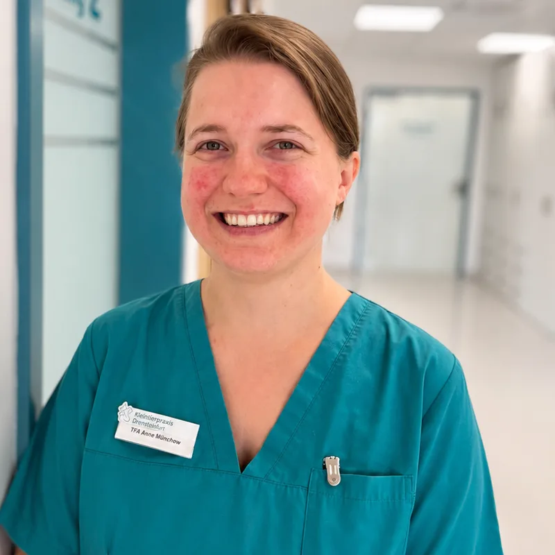 Porträt von Annekatrin Münchow, Tiermedizinische Fachangestellte der Kleintierpraxis Cremlingen
