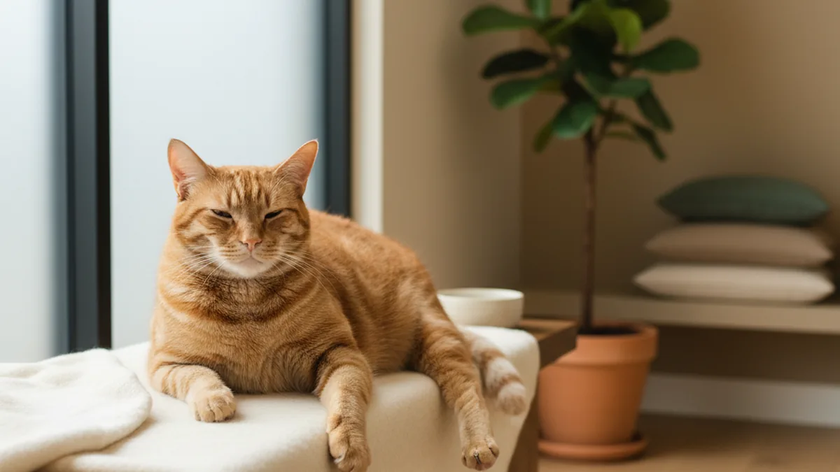 Arthrose bei Hund und Katze — KI-generiertes Symbolbild zum Ratgeber der Kleintierpraxis Cremlingen