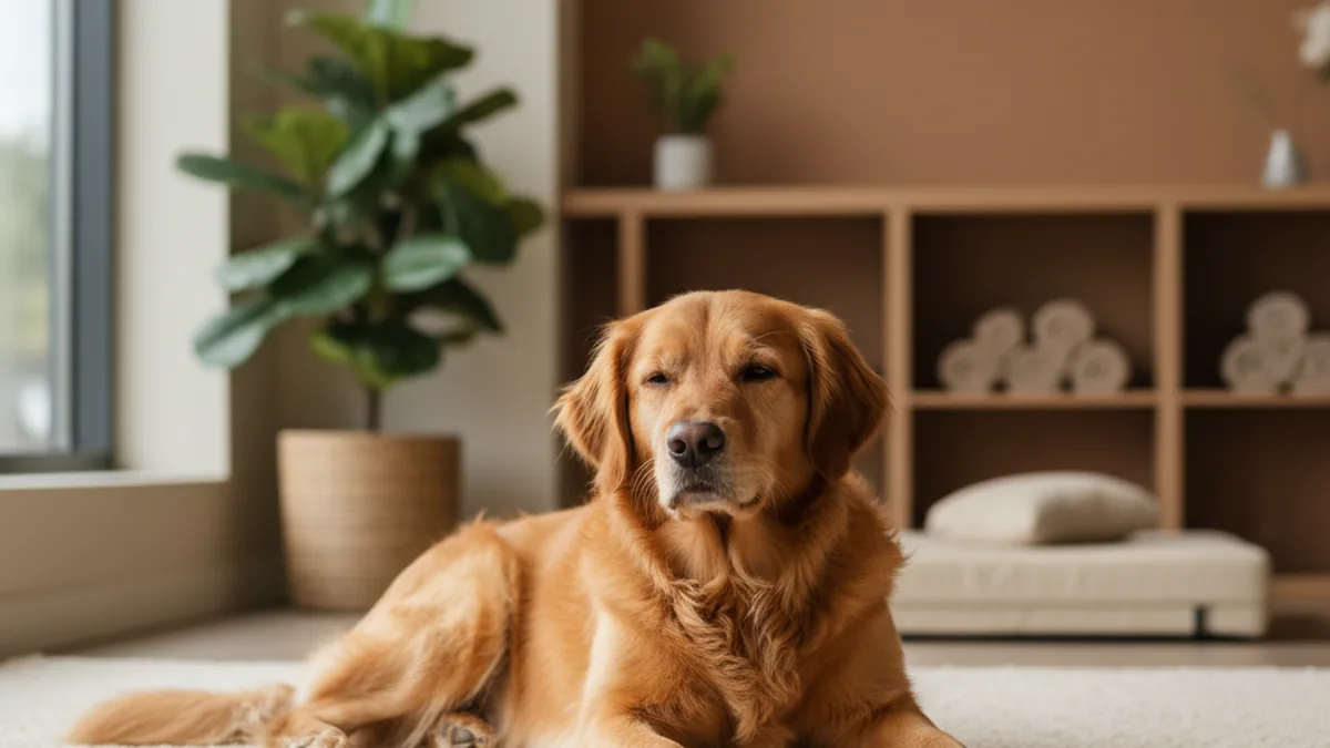 Arthrose beim Hund — KI-generiertes Symbolbild zum Ratgeber der Kleintierpraxis Cremlingen