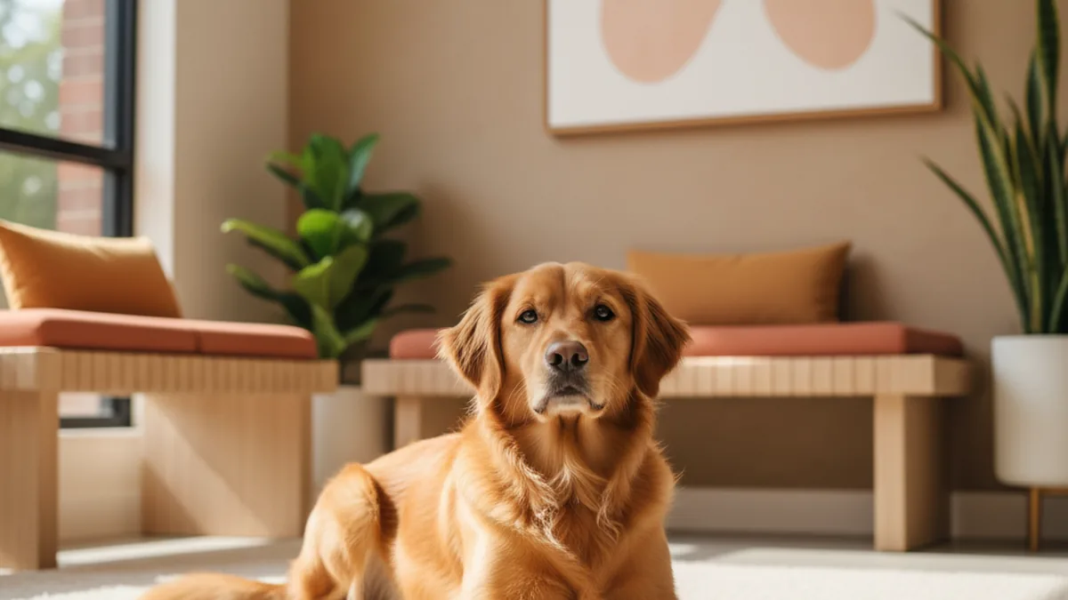 Bewegungsdrang des Hundes bei der Rasseauswahl beachten — KI-generiertes Symbolbild zum Ratgeber der Kleintierpraxis Cremlingen