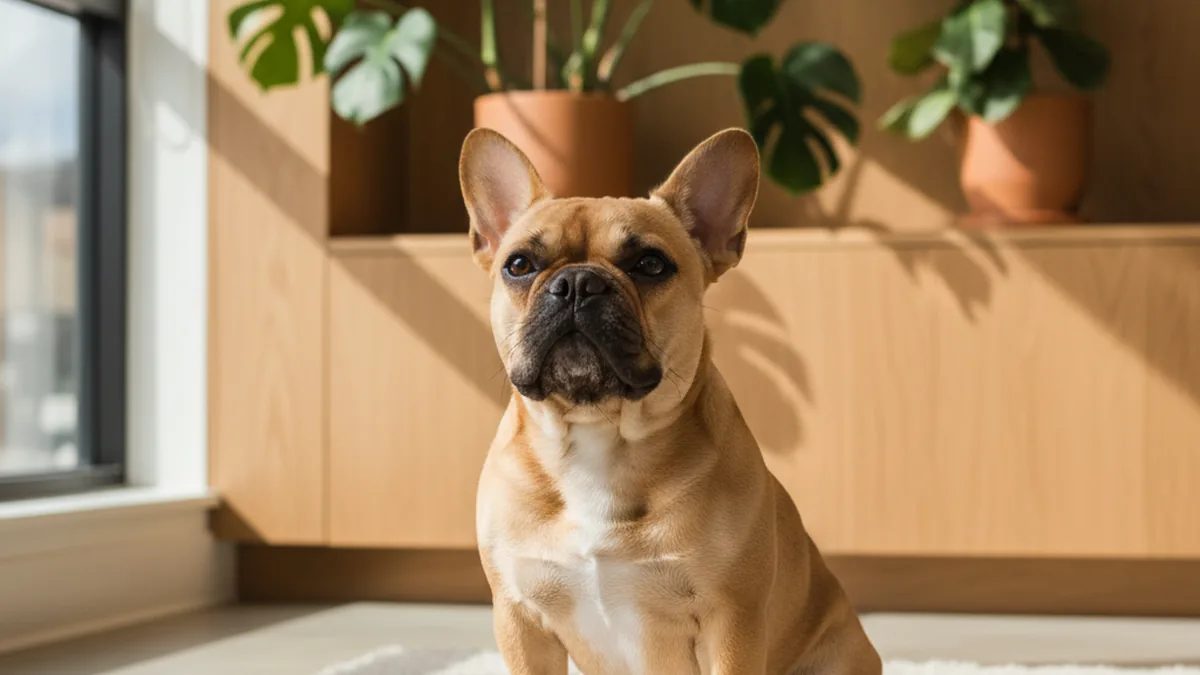 Brachyzephalie – kurzschnäuzige Hunde — KI-generiertes Symbolbild zum Ratgeber der Kleintierpraxis Cremlingen