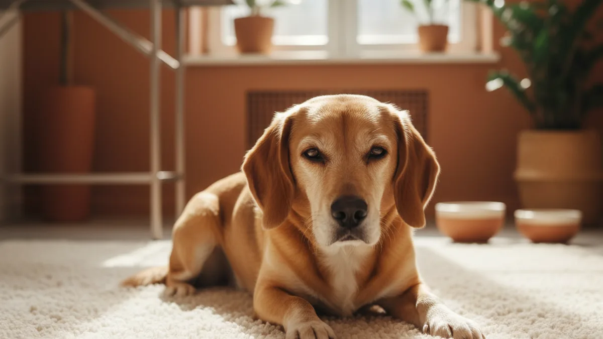 Demodikose beim Hund — KI-generiertes Symbolbild zum Ratgeber der Kleintierpraxis Cremlingen