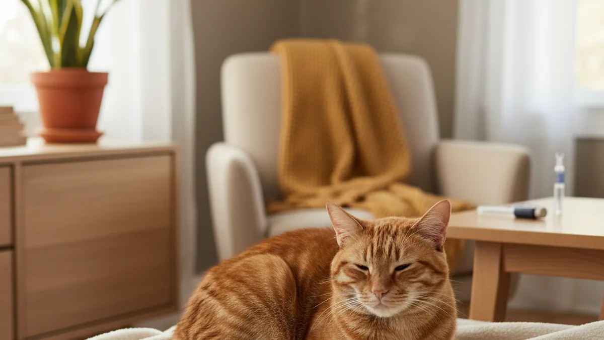 Diabetes bei der Katze — KI-generiertes Symbolbild zum Ratgeber der Kleintierpraxis Cremlingen