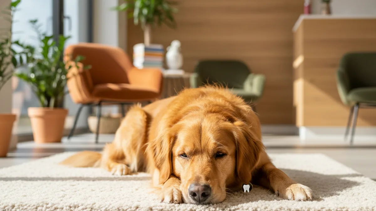 Die Milchzähne des Hundes — KI-generiertes Symbolbild zum Ratgeber der Kleintierpraxis Cremlingen