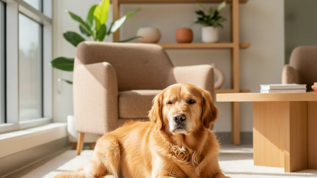 Epilepsie beim Hund — KI-generiertes Symbolbild zum Ratgeber der Kleintierpraxis Cremlingen