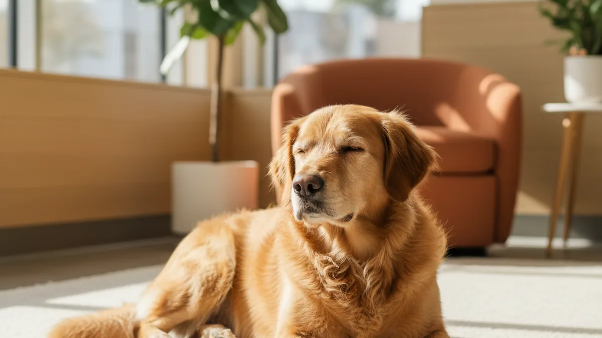 Erfrierungen beim Hund — KI-generiertes Symbolbild zum Ratgeber der Kleintierpraxis Cremlingen