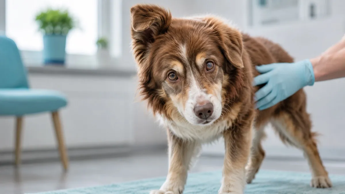 geriatrisches Vestibularsyndorm Hund, Gleichgewichtsstörung, alter Hund, Kopfschiefhaltung, schnelle Augenbewegungen, Ataxie — Ratgeber der Kleintierpraxis Cremlingen