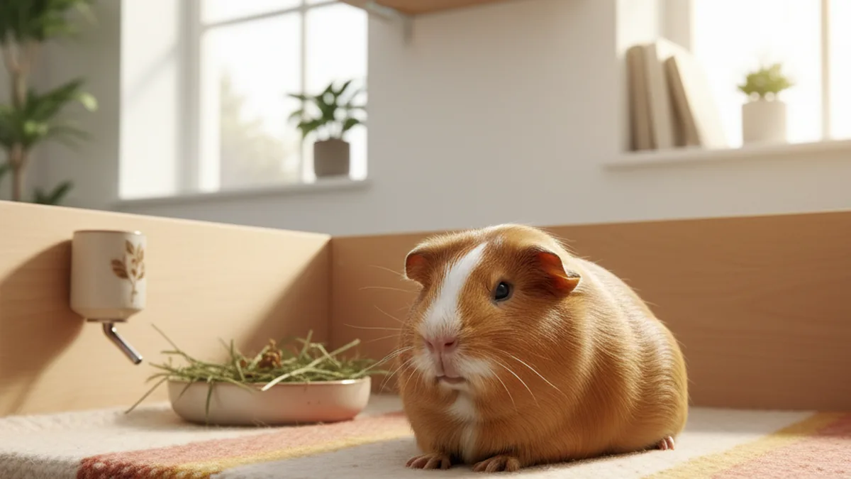 Haltung von Meerschweinchen — KI-generiertes Symbolbild zum Ratgeber der Kleintierpraxis Cremlingen