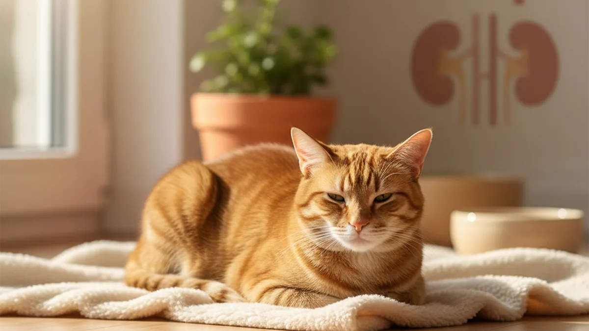 Harnwegsinfektionen bei Hund und Katze — KI-generiertes Symbolbild zum Ratgeber der Kleintierpraxis Cremlingen