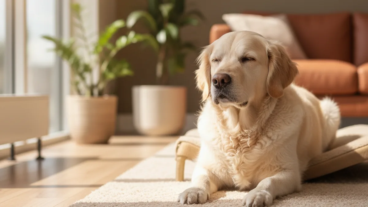 Hundekrankheiten im Alter — KI-generiertes Symbolbild zum Ratgeber der Kleintierpraxis Cremlingen