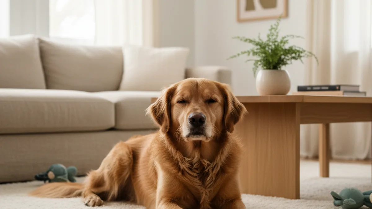 Juckreiz beim Hund — KI-generiertes Symbolbild zum Ratgeber der Kleintierpraxis Cremlingen