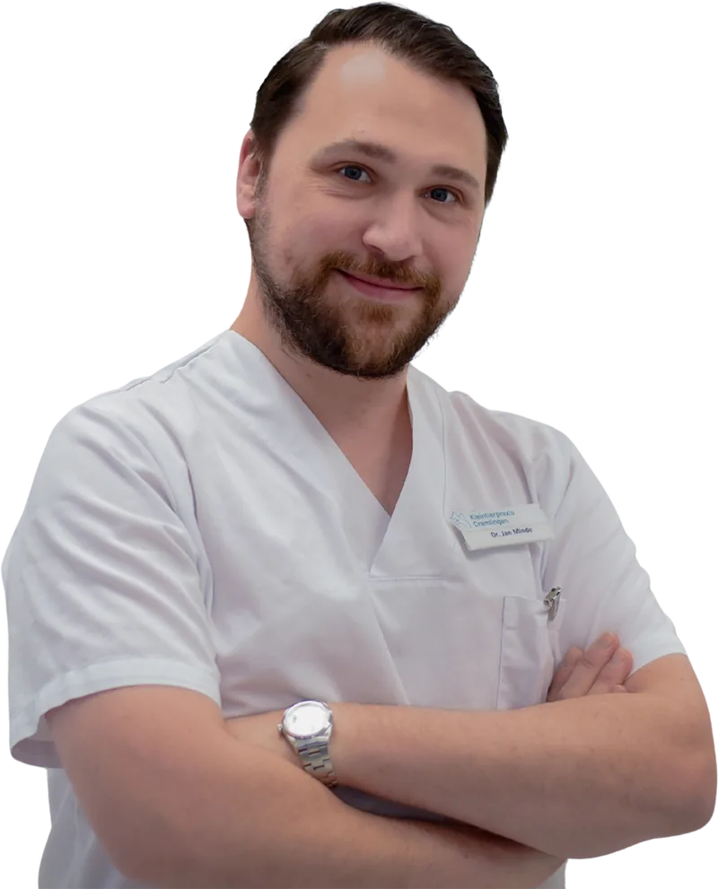 Mitarbeiterin oder Mitarbeiter der Kleintierpraxis Cremlingen